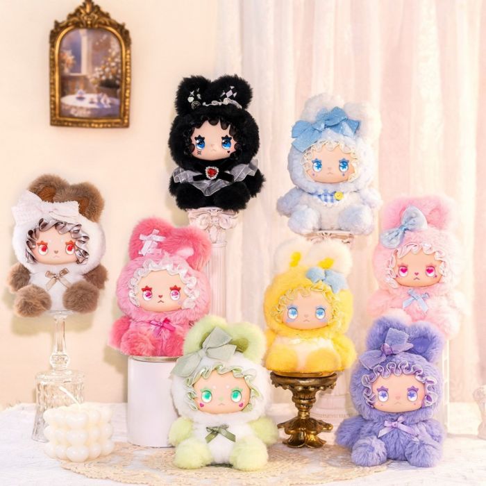 Колекційна м'яка іграшка з кільцем "Зайчики" POP TOP Lucky Emma MJ-000090 серії "Lovely Emma"