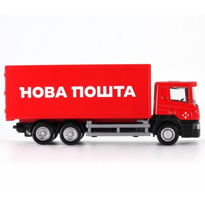 Автомодель дитяча Scania "Нова Пошта" TechnoDrive 250414U, масштаб 1:64