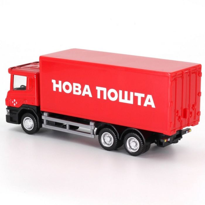 Автомодель дитяча Scania "Нова Пошта" TechnoDrive 250414U, масштаб 1:64
