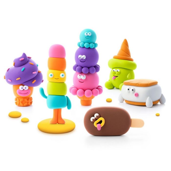 Меганабір пластиліну "Файні морозивка" ЛІПАКА 15029-UA01 самостійно твердіє