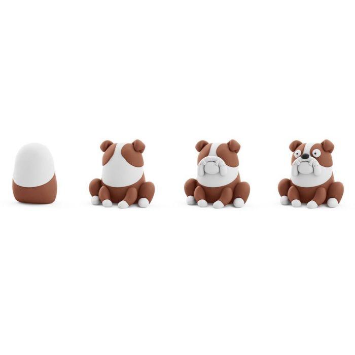 Набір пластиліну "Собаки-Друзі: Бульдог Гіпно" ЛІПАКА 30148-UA01 самостійно твердіє