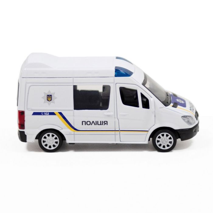 Автомодель дитяча Поліція Mersedes-Benz Sprinter TechnoDrive 250294 інерційна