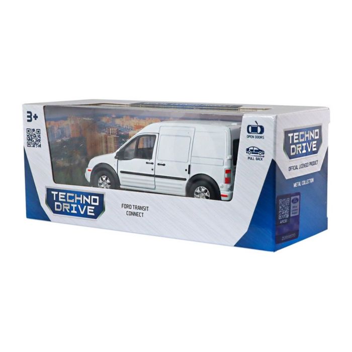 Автомодель Ford Transit Connect TechnoDrive 250386W масштаб 1:43