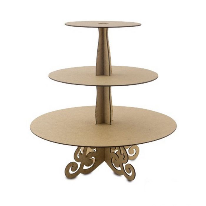 Заготовка для декорування "Підставка для солодощів Кругла" FDPO-088