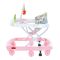Ходунки дитячі M 0541C-6 з підвісками, рожевий
