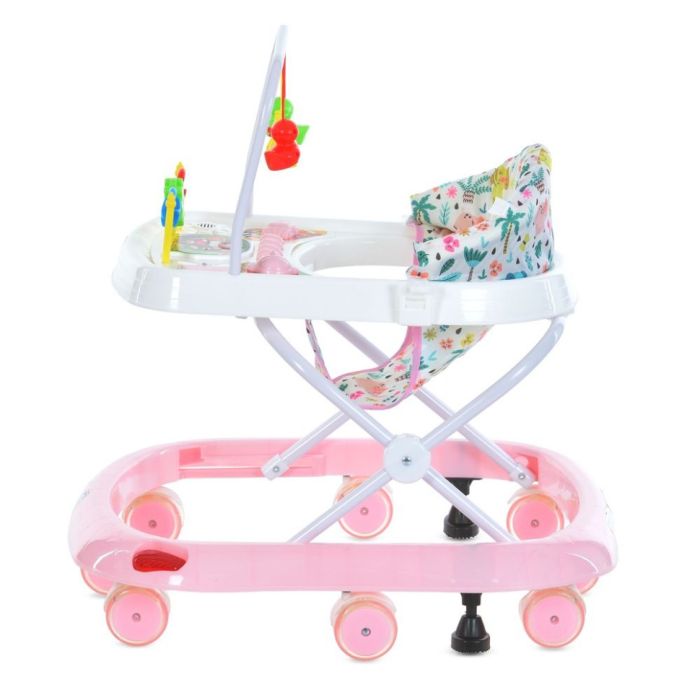 Ходунки дитячі M 0541C-6 з підвісками, рожевий