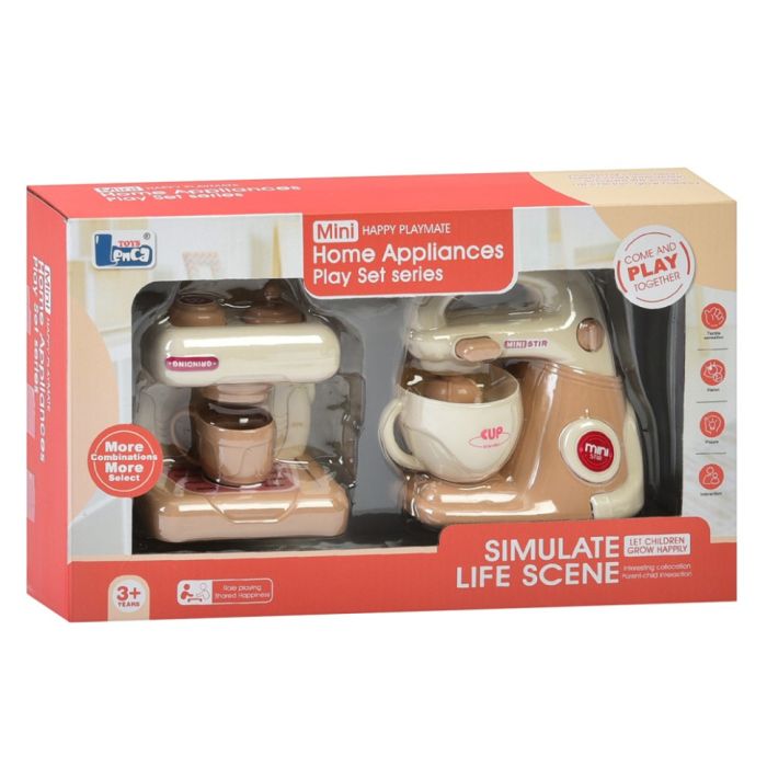 Дитяча побутова техніка "Міксер-Кавоварка" E02 механічний обертовий віночок 