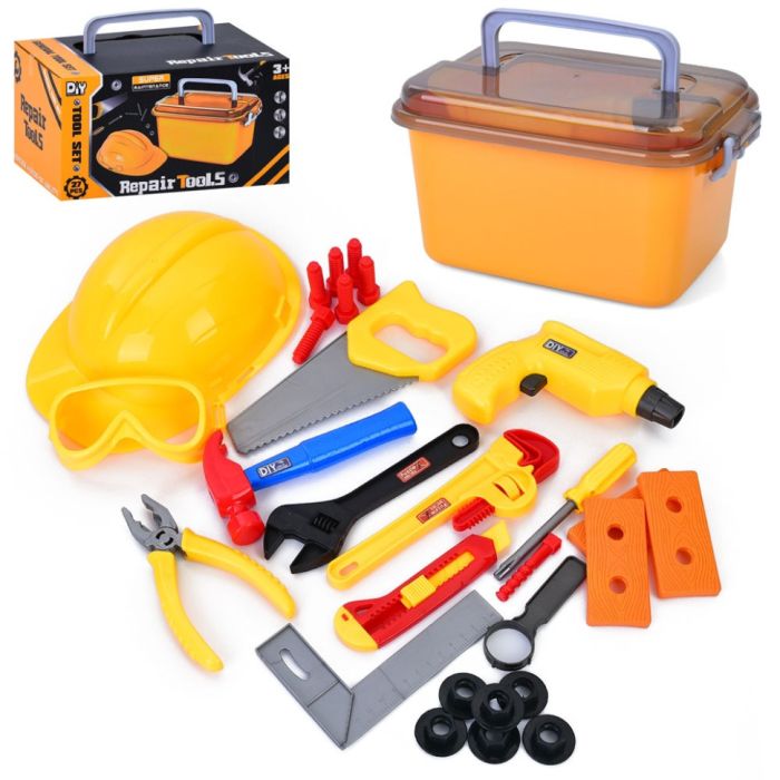 Ігровий набір інструментів "Repair Tools" H-566 каска, ящик, молоток