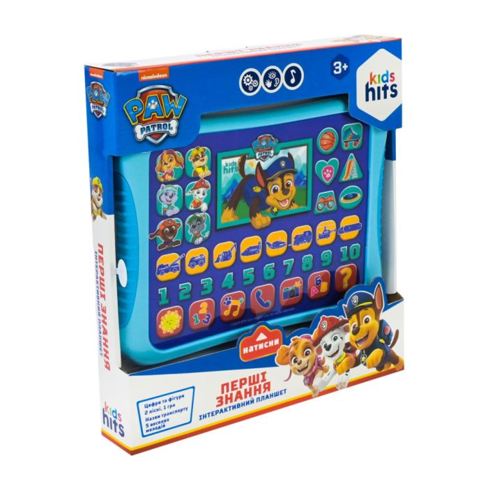 Дитячий розвиваючий планшет "Перші знання Paw Patrol" KH01/013L