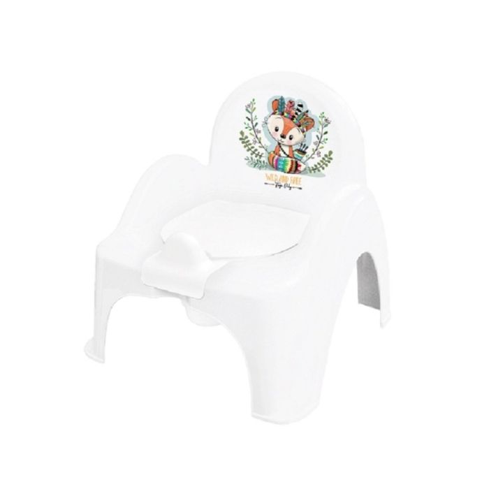 Дитячий горщик "Дикий захід: Лисичка" Tega Baby DZ-007-103-LISEK білий