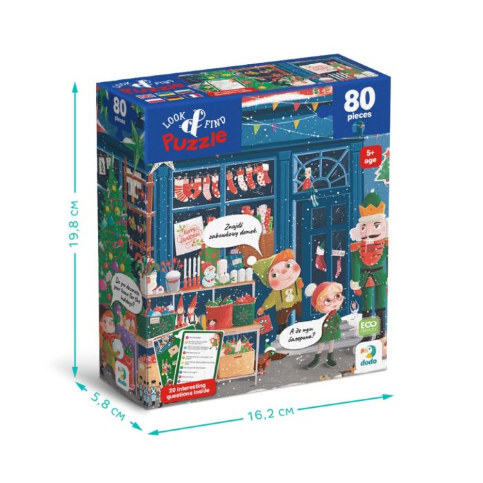 Дитячий пазл Шукай та знаходь "Зимові свята" 300663, 80 елементів