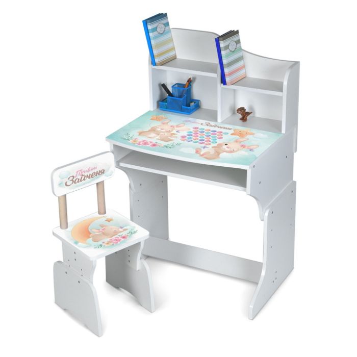 Дитяча парта M 904-13 висота 3 положення, зі стільчиком