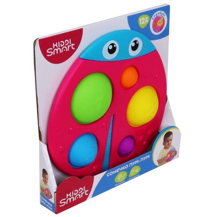 Дитяча сенсорна іграшка "Божа корівка Пум-пум" KIDDI SMART 4520-KS