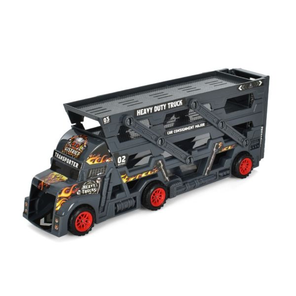 Дитячий трейлер з машинками K180A20 в наборі 8 машинок