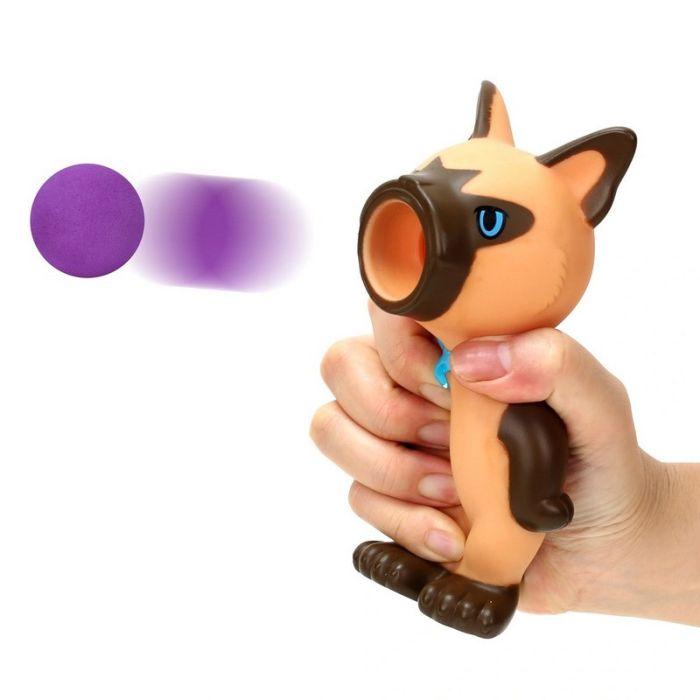 Дитячий ігровий набір "Стріляюча тваринка Сіамський кіт" HW54810