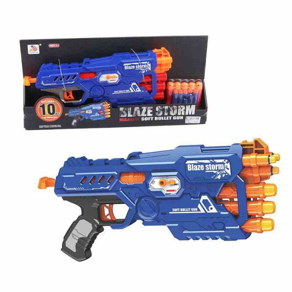 Бластер на м'яких кулях ZC7097 дальність до 10 метрів
