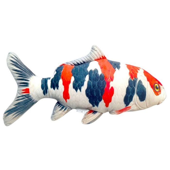 Дитяча м'яка іграшка "Червоний короп Коі" KOI-R, розмір 50 см
