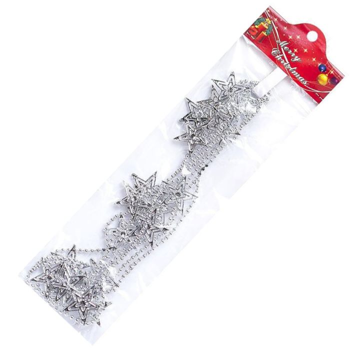 Декоративне намисто на ялинку "Зірочки" XYA-319 розмір 2,7 м