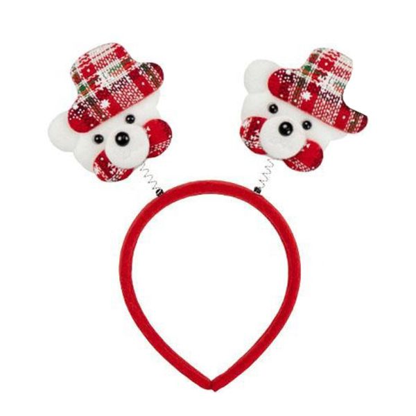 Обідок новорічний "Ведмідь" 2505-SP-4 розмір 22,5 см