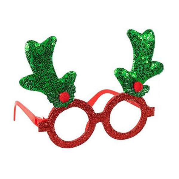 Окуляри новорічні "Ялинка" 2524-SP(Green) розмір 13 см