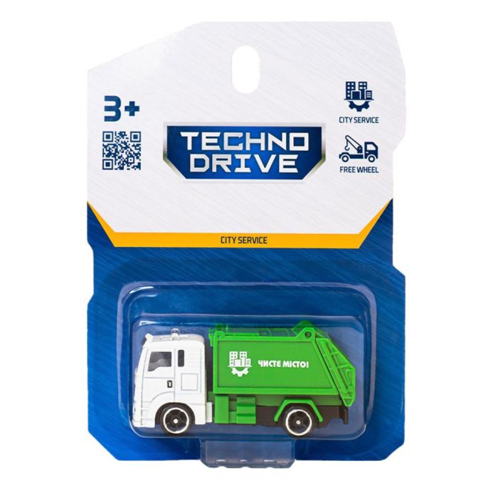 Автомодель дитяча Сміттєвоз TechnoDrive 250241CG-2 масштаб 1:64