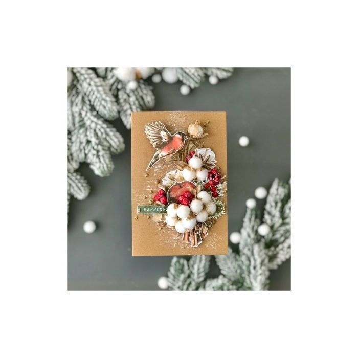 Набір для створення Різдвяних листівок "Cozy Christmas" FDGCK-040, 10х15 см, 5 шт