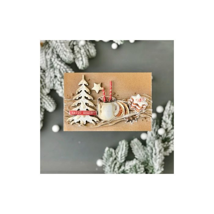 Набір для створення Різдвяних листівок "Cozy Christmas" FDGCK-040, 10х15 см, 5 шт