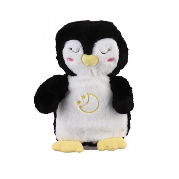 М'яка іграшка-нічник Дихаючий пінгвін DPN18 зі звуковими ефектами