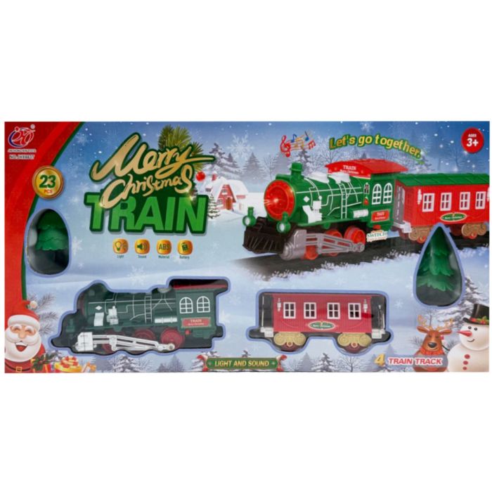 Дитячий ігровий набір "Залізниця" JHX6636-37(Red) фігурки, звук, світло