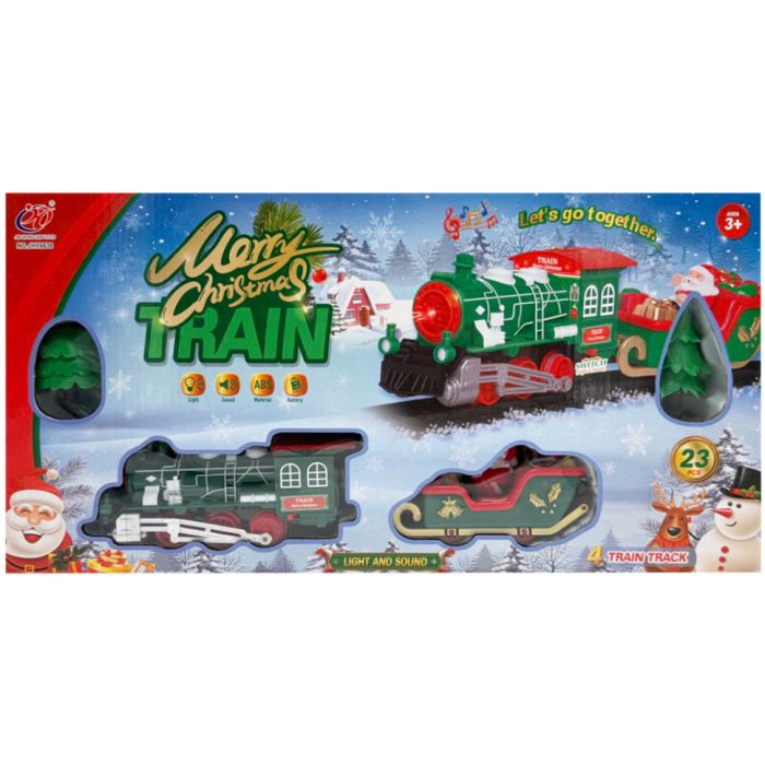 Дитячий ігровий набір "Залізниця" JHX6636-37(Green) фігурки, звук, світло