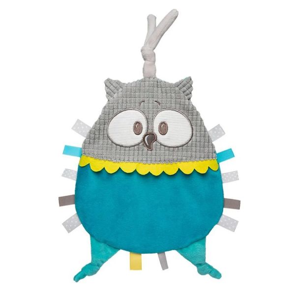 М'яка іграшка "Сова" Pastel Friends Canpol babies 68/067_tur з елементами, що шелестіть