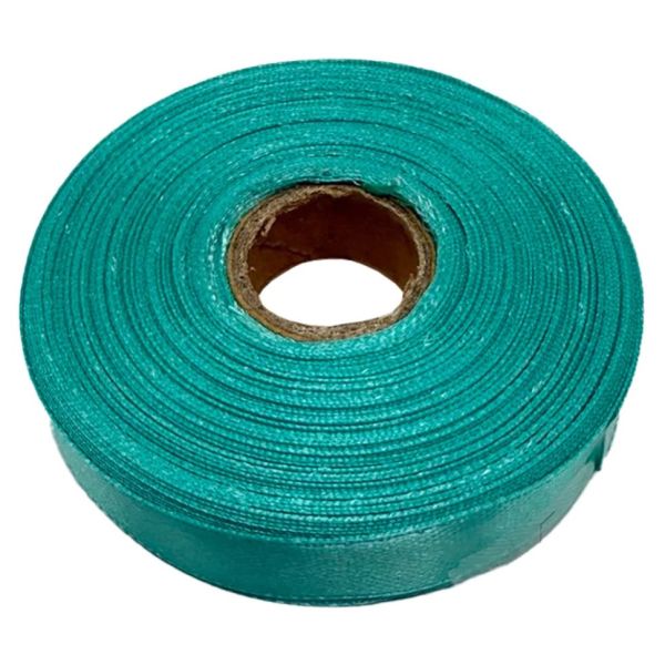 Атласна стрічка для рукоділля Bambi АБ-619, 1,2 см х 23 м, смарагдовий