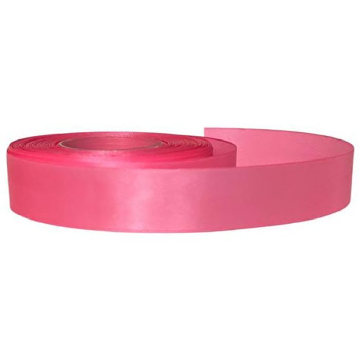 Атласна стрічка для рукоділля АБ-113, 0.6 см x 23 м, Рожева мрія 
