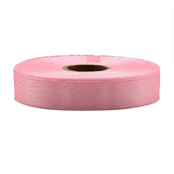 Атласна стрічка для рукоділля АБ-633, 1,2см x 23 м, Рожево-персиковий 