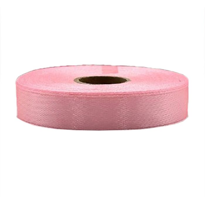 Атласна стрічка для рукоділля АБ-633, 1,2см x 23 м, Рожево-персиковий 