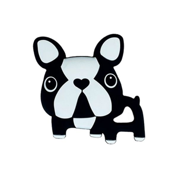 Силіконовий прорізувач "Бульдожка" MGZ-0414(Black) чорний, 8х1х8 см