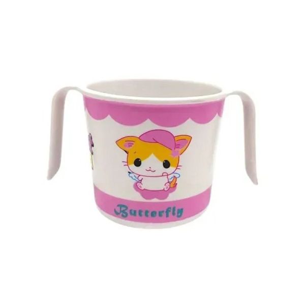 Чашка з бамбукового волокна MGZ-0150(Pink) з малюнком, 200 мл