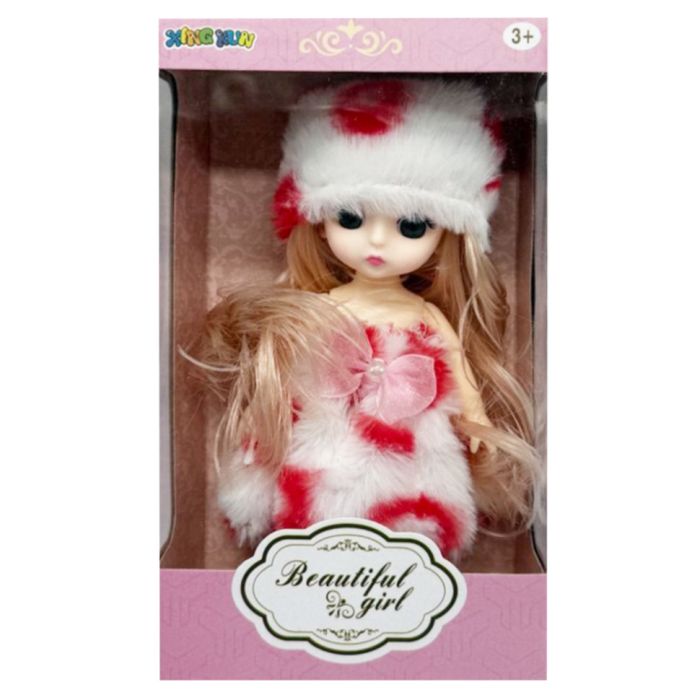 Дитяча іграшкова лялька 1361-5 шарнірна, розмір 15 см