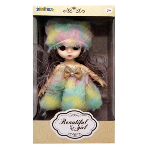 Дитяча іграшкова лялька 1361-7 шарнірна, розмір 15 см