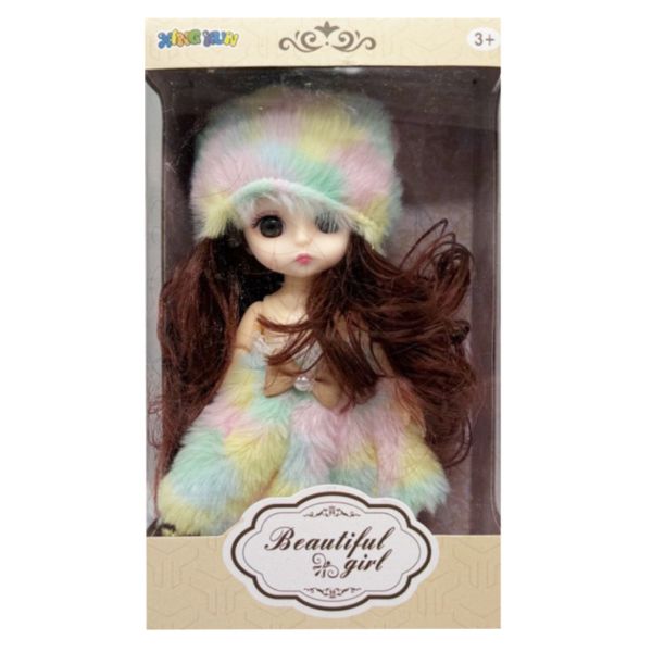 Дитяча іграшкова лялька 1361-8 шарнірна, розмір 15 см