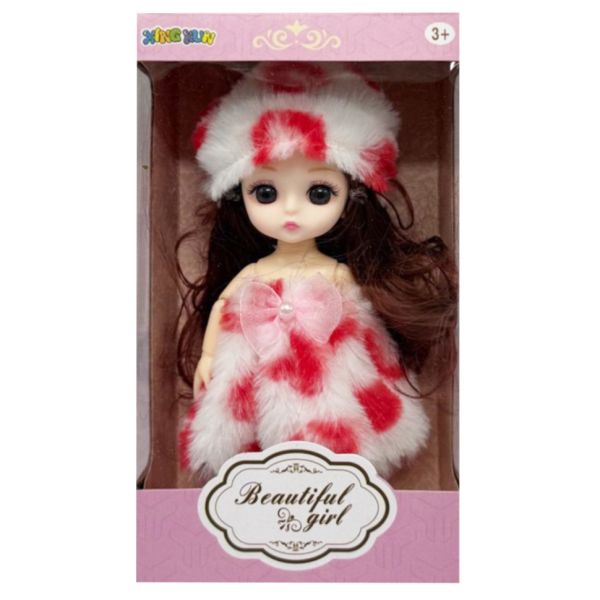 Дитяча іграшкова лялька 1361-10 шарнірна, розмір 15 см