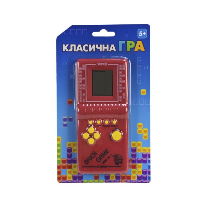 Дитяча інтерактивна іграшка "Класична гра Тетріс" 725-60(Red) червоний