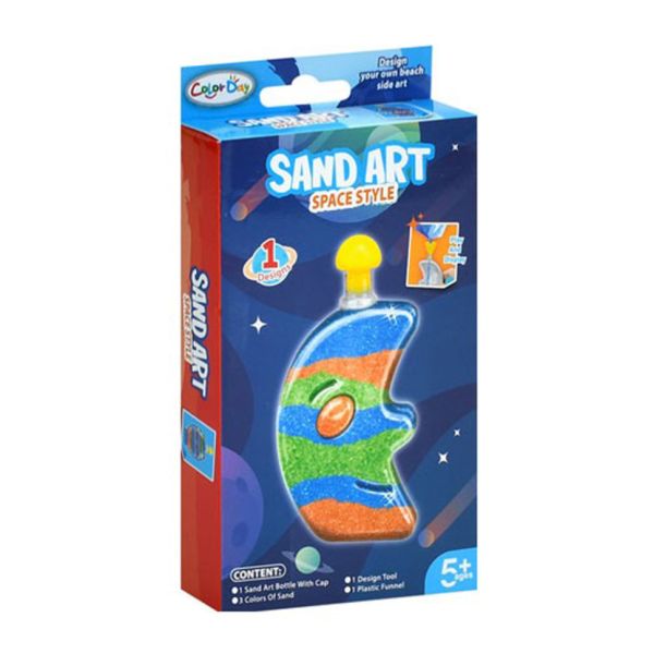 Набір для малювання піском "Місяць" 8938-9-2 колба, 3 кольори