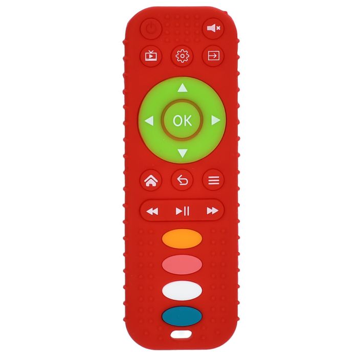 Дитячий прорізувач "Пульт" SD-44(Red) червоний, текстурний, 16 см