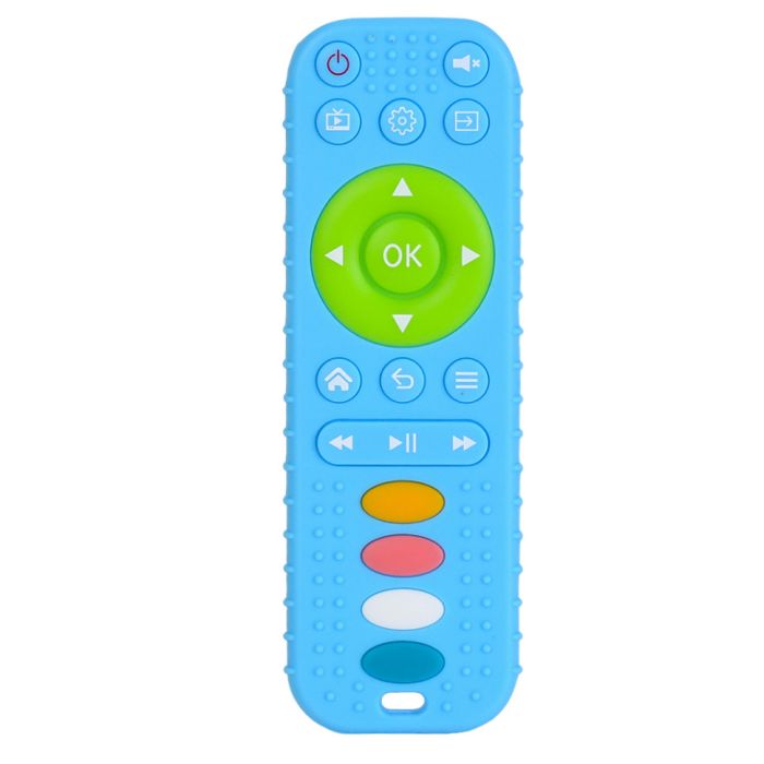 Дитячий прорізувач "Пульт" SD-44(Blue) блакитний, текстурний, 16 см