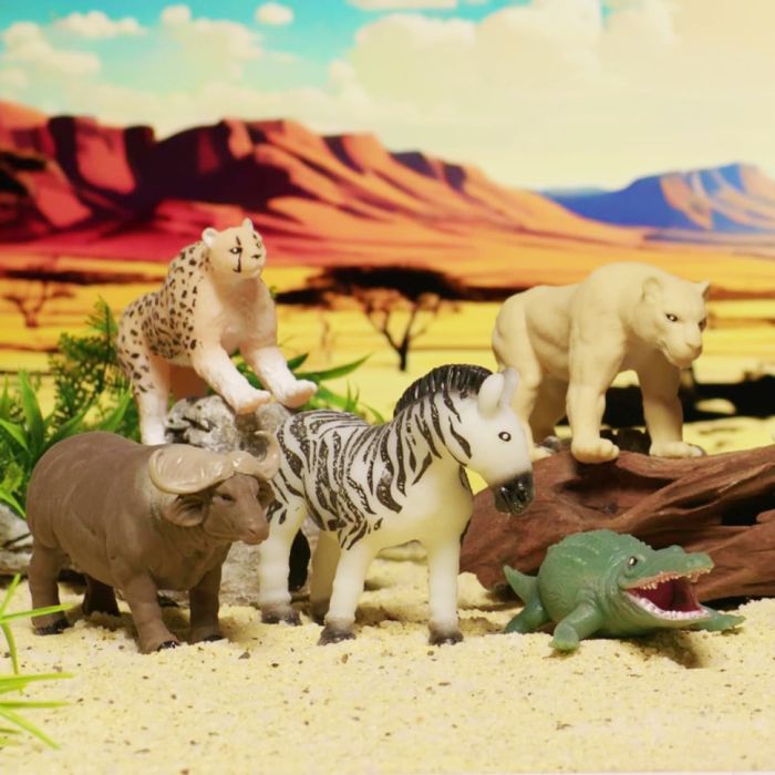 Стретч-іграшка сюрприз "Вартові савани" #sbabam 101/CN24 у вигляді тварини