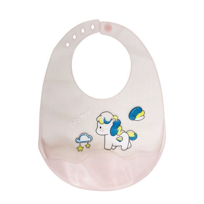 Дитячий силіконовий слюнявчик MGZ-0618-2 на застібці