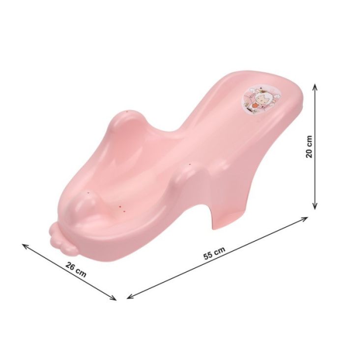 Дитяча гірка для купання 3007TXK рожевий, 55х20х26 см