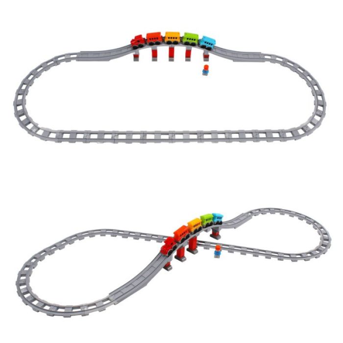 Дитячий набір конструктора "Залізниця" 1300TXK 59 деталей