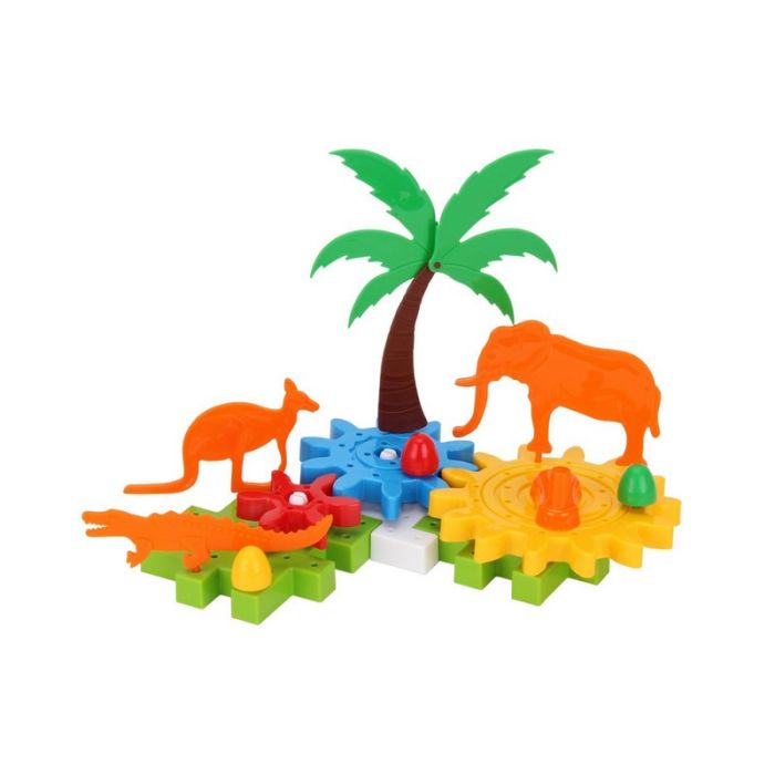 Дитячий набір конструктора "Шестерні з тваринами" 3763TXK 118 деталей